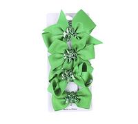 Élastiques En Caoutchouc Pour Cheveux Enfants Bow Accessories Print Day Hairclip Set Hairpin Barrettes Girls 4pc St.Patrick's Baby Baby Care Cheveux Bandeau Fille