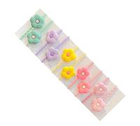 Élastiques en caoutchouc pour, élastiques à cheveux pour filles - 10 Pièces Bandes de Cheveux de Bande Dessinée Corde à Cheveux de Filles Mignonnes | Bandes de caoutchouc colorées compactes et légère