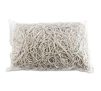 Élastiques en caoutchouc pour produits de bureau, diamètre 80 mm, 1,5 x 1,5 mm, 1000 g, blanc/petits accessoires de bureau/type standard/matériel-caoutchouc/poids (g) 1000 g/couleur-blanc/taille 1,5 x