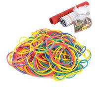 Élastiques - Orion - 200 pièces - Diamètre 3,5 cm - Différentes couleurs - Résistants - Flexibles