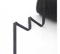 Élastiques pour bretelles de soutien-gorge 3/8" 1/2" 5/8" 10 mm 13,0 mm 15 mm Ruban d'épaule en peluche Sous-vêtements Lingerie Couture Garniture 2 5 10 Yard-Noir-15 mm-2 Yards