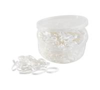 Hippo Tonic 306778 Silicone Rubans élastiques Mixte, Blanc