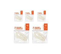 Élastiques pour masques - GRAINE CREATIVE - 60 cm - 50 élastiques - Blanc - Mixte