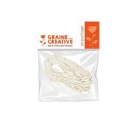 Élastiques pour masques - GRAINE CREATIVE - 60 cm - Blanc - Mixte - 60 élastiques