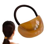 Élastiques pour queue de cheval pour femme, attaches décoratives pour cheveux,Corde de cheveux de support de queue de cheval géométrique ovale | Outil de coiffure au design géométrique ovale pour un r
