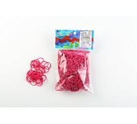 Elastiques Rainbow Loom Fuschia, rose