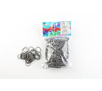 Elastiques Rainbow Loom Gris