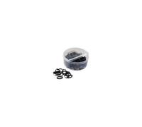Hippo-Tonic 306777 Silicone Élastiques en Caoutchouc Unisexe, Noir