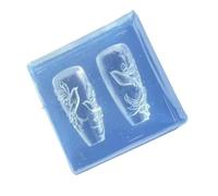 Élastomère multi-usages Unguis en fonte avec motif en relief d'oiseau - Format flexible pour les travaux manuels et les plans artistiques ainsi que la fabrication d'oiseaux en silicone moulé