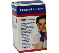 Elastomull haft 8 cmx4 m 72207-04 Bande de fixation bleue 1 pc