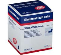 Elastomull haft color 10 cmx20 m bande de fixation bleue 1 pc