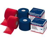 Elastomull haft color 8 cmx20 m bande de fixation rouge 1 pc