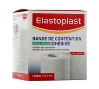 Elastoplast Bande De Contention Cohésive Sans Latex Blanc 7cmx3m