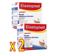 Elastoplast SPORT - Bande adhésive élastique Contentions souples, strappings - Lot de 2 bandes 3 cm x 2,5 m (3/2)