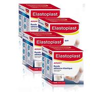 Elastoplast SPORT - Bande adhésive élastique Contentions souples, strappings - Lot de 4 bandes 6 cm x 2,5 m (6/4)