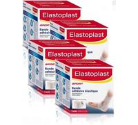 Elastoplast SPORT - Bande adhésive élastique Contentions souples, strappings - Lot de 4 bandes 6 cm x 2,5 m (6/4)
