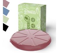 elastoreuse Boîte à pizza « ToGo » - Boîte de rangement sans BPA - Boîte en plastique réutilisable en matériau recyclable - Boîte pratique pour le domaine privé et la restauration - Rouge raffiné