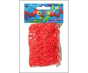 Elastques Rainbow Loom Rouge