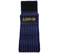 elastrap Bande Bandage mollet élastique à scratch - Protection manchon jambe compression et maintien Sangle réglable - Hommes, femmes et enfants (Bleu marine, Unique,180x7,5cm)