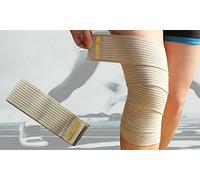 elastrap Claquage Elongation Cuisse Blessure Football - Manchon de compression - Cuissière cuissard protection et maintien - Sport strapping - Taille: Unique,180x7,5cm - 2 couleurs - Neuf (PEAU)