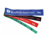 Elast'ring Sveltus Set de 4 Noir Unisex