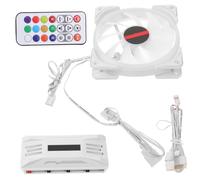 ELAYARD 1 ensemble Ventilateur de Boîtier PC Rgb Silencieux de Ventilateurs avec Contrôleur Argb pour Refroidissement et Style Unique