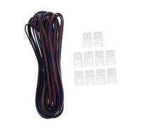 ELAYARD 10 pièces Connecteurs Bande LED Broches sans Soudure Chaleur Compatible Bandes Rgb Installation Rapide