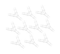 ELAYARD 10 pièces Connecteurs Plastique Forme de Y pour Tuyaux Eau Raccords Irrigation Polyvalents Installation Facile pour Jardin et Usage Domestique