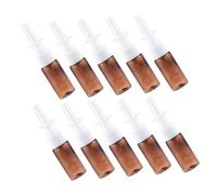 ELAYARD 10 pièces Flacon Pulvérisateur Nasal Lot de Bouteille Plastique Pet Réutilisable Transparente pour Lavage Nez et Huiles Essentielles Pulvérisateur Précis et Portable pour Soin