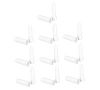 ELAYARD 10 pièces Inhalateurs Nasaux Rechargeables Blanc pour Huiles Essentielles Aromathérapie Tubes Vides Portables et Étanches Système Irrigation Nasale Non Électrique