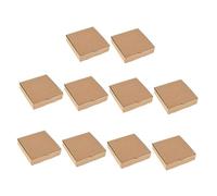 ELAYARD 10 Pièces Lot De Boîtes à Pizza Mini Carton Boîtes à Biscuits Individuelles Emballage à Emporter Pour Petits Aliments