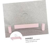 ELAYARD 10 pièces Lot de Cintres Pantalons Réglables Antidérapants avec Clips Extensibles pour Séchage et Rangement Pratique
