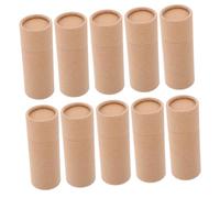 ELAYARD 10 pièces Tubes Papier Kraft pour Emballage et Rangement Boîtes Rondes Carton pour Sachets de Thé Coffrets Cadeaux Polyvalents pour Loisirs Créatifs et Stockage