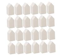 ELAYARD 100 pièces Lot de Houppettes Poudre Jetables Latex Synthétique pour Fond de Teint Surface Fine Forme Pentagonale Application Précise et Confortable pour Maquillage Visage