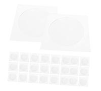 ELAYARD 100 Pièces Pochettes De CD Papier Boîtiers Semi-clairs pour DVD Classeur De Rangement Protection Les Rayures Poussière