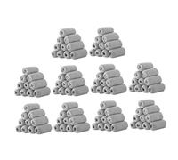 ELAYARD 100 pièces Surchaussures Jetables Antidérapantes Tissu Non Tissé Couvre-Chaussures Gris pour Protection Intérieure la Poussière Saleté