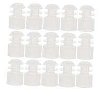 ELAYARD 100 pièces Test Tube Plugs Leakproof Solid Plastic Sealing Plugs For Laboratory Tubes Chemical Medicine Use Couleur Aléatoire Couleur Aléatoire