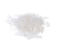 ELAYARD 100 Pinces De Coiffure Antidérapantes Pour Femmes Pour Petites Barrettes En Silicone Transparentes À Faire Soi-Même