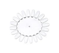 ELAYARD 10pièces Présentoir Ongles Transparent Roue Affichage Vernis à Ongles Fleurs Pratique Nail Art Salon Professionnel