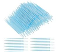 ELAYARD 1100 Pièces Cure Dents Double Embouts Écologique Bleu Nettoyage Interdentaire Doux pour Soins Bucco Dentaires
