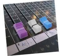 ELAYARD 12 Pièces Boutons Coulissants Plastique pour Potentiomètre Capuchons de Remplacement pour Console de Mixage Petits Boutons à Tirage pour Table de Mixage et Éclairage