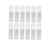 ELAYARD 12 Pièces Lot de Flacons Distributeurs Transparents avec Pompe Bouteilles Rechargeables pour Shampooing Lotion et Gel Réutilisables et Étanches pour Voyage