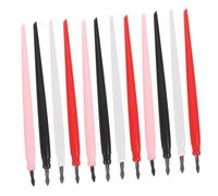 ELAYARD 12 pièces Lot de Stylos à Gratter Réutilisables avec Pointe Métallique Outils de Dessin pour Art Scratch et Peinture Accessoires pour Création et Détail