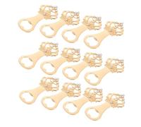 ELAYARD 12 Pièces Ouvre Bouteille Bière de Doré Décapsuleur Couronne pour Fête des Pères Mariage et Usage Domestique Outil pour Caps Beverage