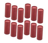 ELAYARD 12 Pièces Tube Papier Kraft avec Couvercle Boîte Demballage Ronde pour Huiles Essentielles Thé Contenant pour Café Cosmétiques