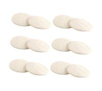 ELAYARD 12pièces Éponge Exfoliante Visage Loofah Naturel Lot Pour Nettoyage Profondeur Et Démaquillage Éponge Réutilisable Douce Et Pratique Pour Types De Peau