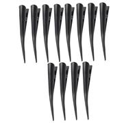 ELAYARD 12pièces Lot De Pinces à Cheveux Métal Sans Couture Pour Séparer Les Cheveux Style Canard
