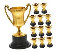 ELAYARD 15 pièces Petits Trophées Plastique pour Récompenses de Compétition Jouets Trophées pour Garçon Fille Décorations de Fête et Prix École