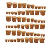 ELAYARD 150 pièces Lot de Bouchons Coniques Réutilisables Bouchons Liège pour Bouteilles Finition Lisse Étanchéité Sécurisée pour Vin Bière et Boissons Assortiment Usage Domestique et