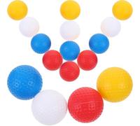 ELAYARD 16 pièces Balles Creuses Professionnelles Multicolores Balle Entraînement Résistante à Usure pour Entraînement Quotidien et Pratique Junior